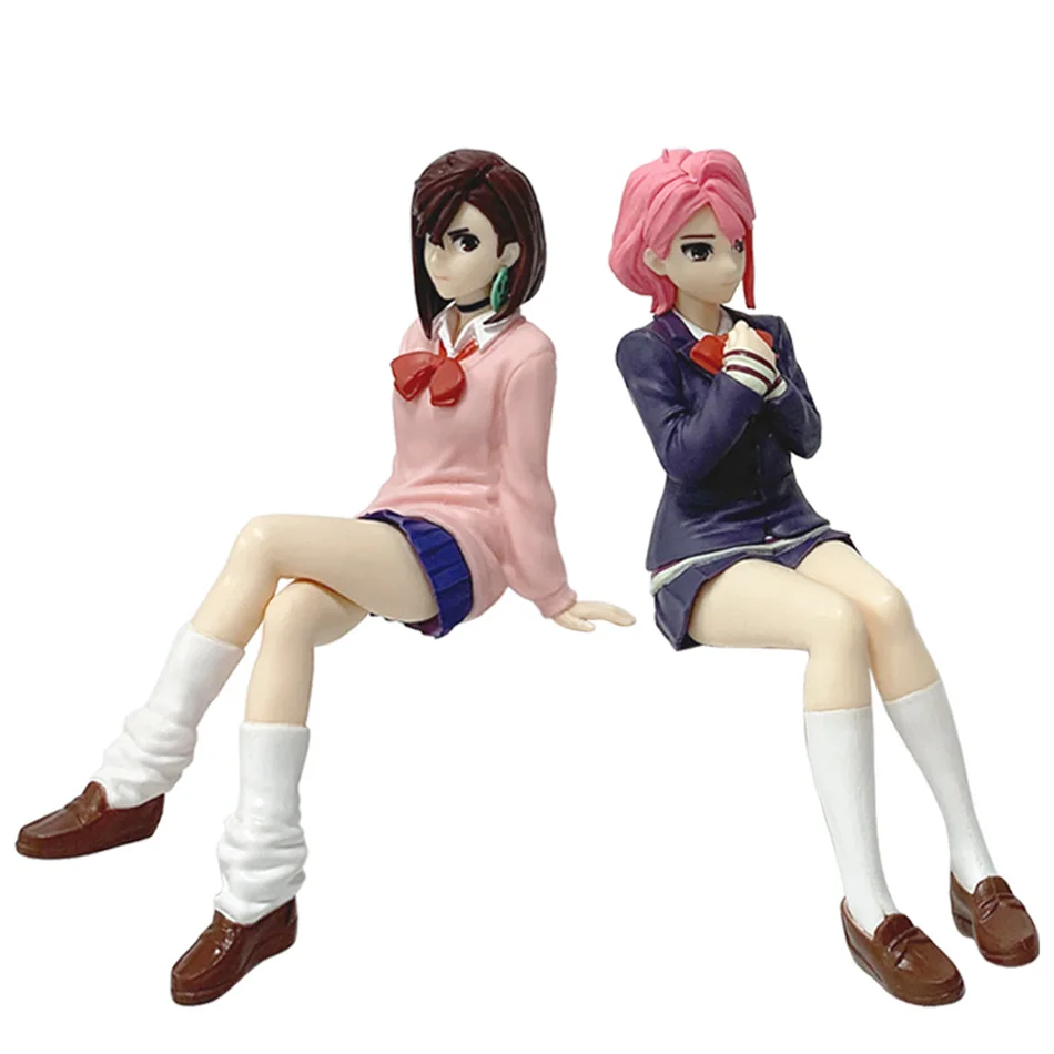 새로운 애니메이션 단다단 아야세 모모 시라토리 에이라 앉은 자세 S.H.Figuarts 변형 조립 PVC 모델 장난감 액션 피규어 선물