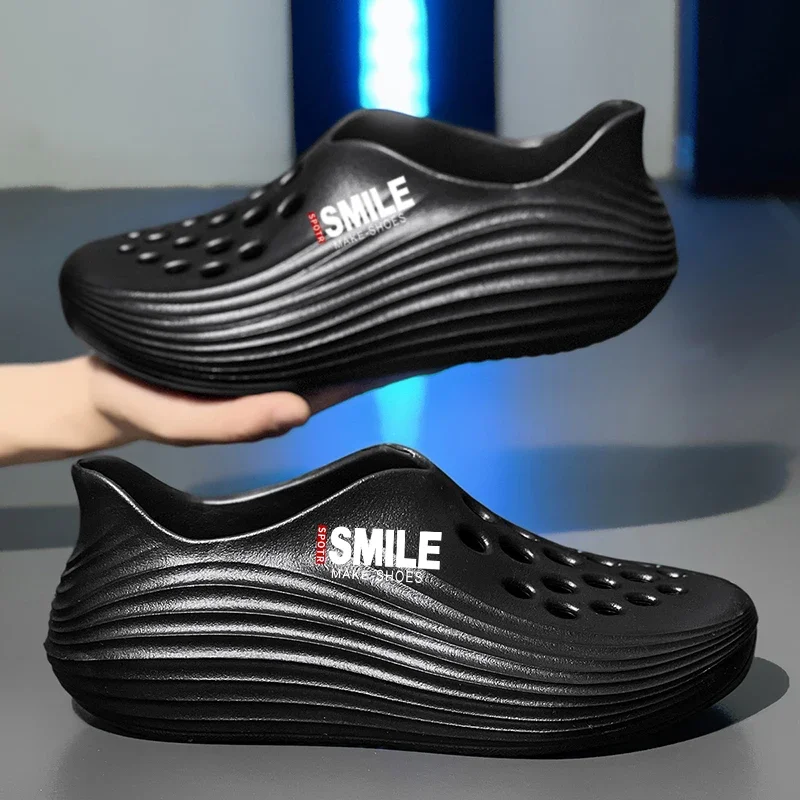 صنادل رجالية صيفية مريحة في الهواء الطلق أحذية شاطئ رجالية غير قابلة للانزلاق أحذية مائية EVA خفيفة الوزن قابلة للتنفس أحذية رياضية كاجوال للمشي #1