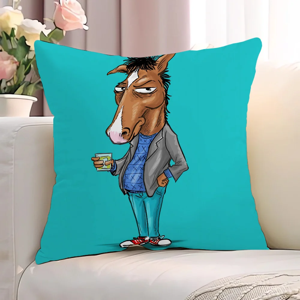 B-BoJack HorsemanS Cushions Home Decor Decorative Pillows for Bed Cushion Cover 45x45cm Throw Pillow Covers Pillowcase Sofa Body