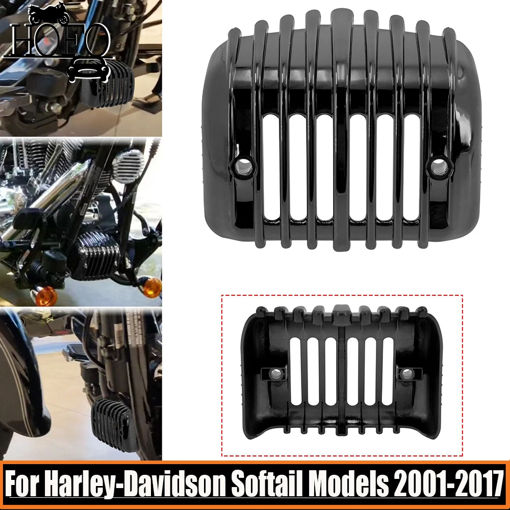 

Motorcycle Accessories Voltage Regulator Cover For Harley-Davidson Softail Models 2001-2017 Springer Models 2001-2009