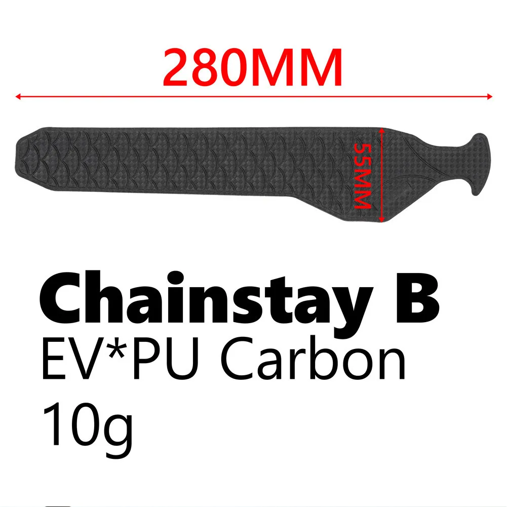 Frame Scratch-Resistant Bike Chain Guard Guard Carbon Pattern Chain Guard Protector Silica Cycling Accessories