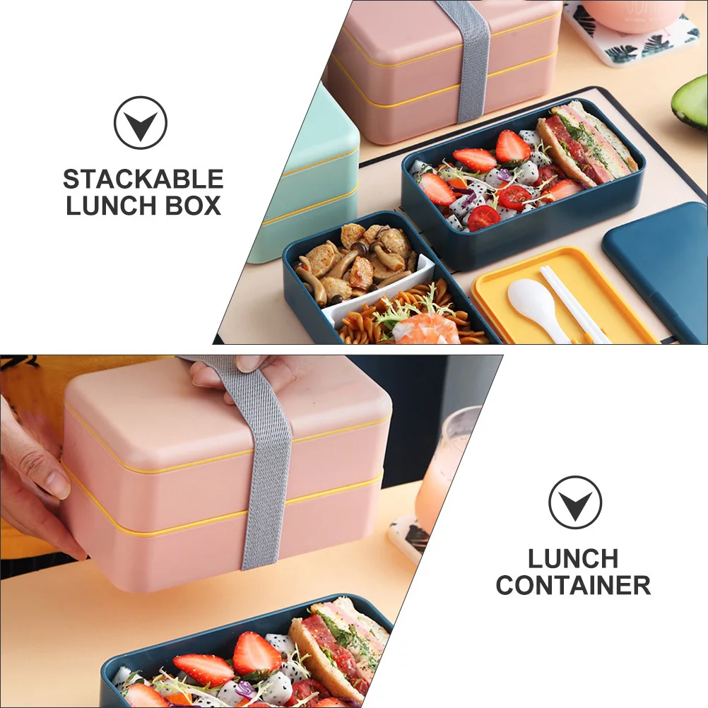 

Lunch Box Boxes Holder Office Lunchbox Microwaveable Portable Outdoor Creative School