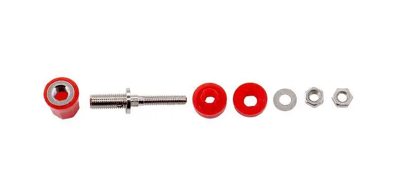 1 Stück M4*36 Reinkupfer-Binderstecker 4mm Bananenbuchse 20A Anschlussklemme Erdung – Detail 2
