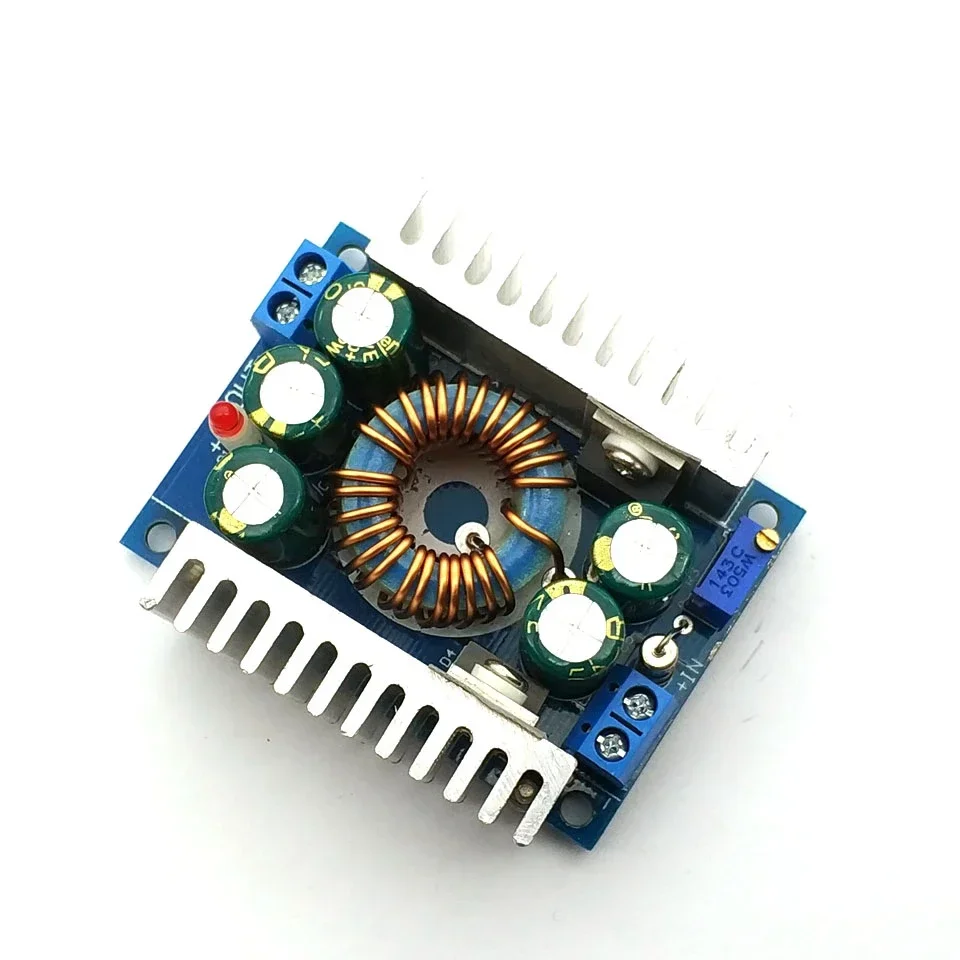 DC-DC hoog vermogen lage rimpel 12A verstelbare step-down module 95% efficiënte auto-voedingsmodule