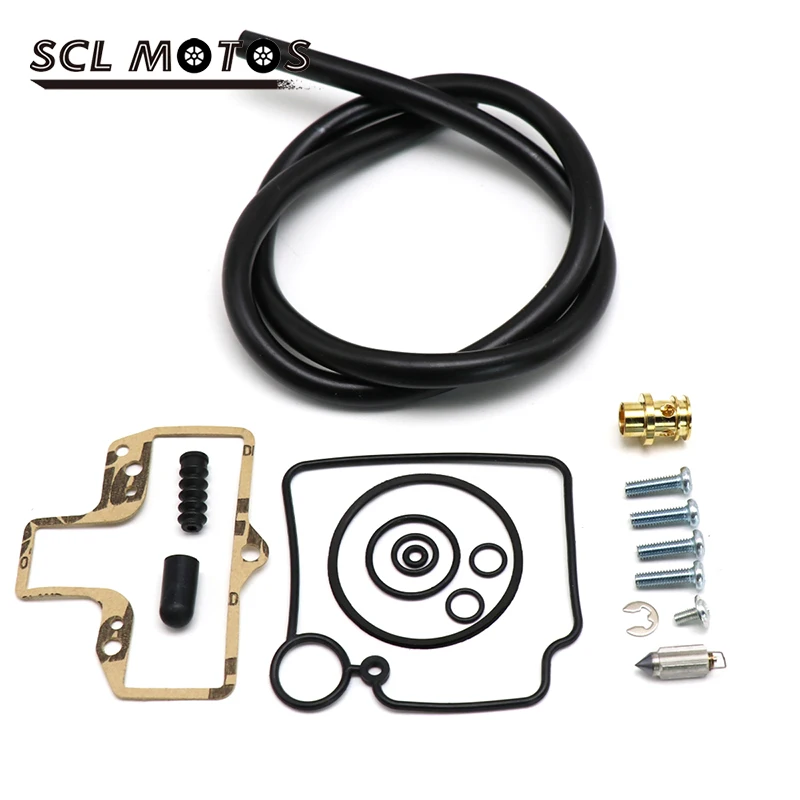 SCL MOTOS Motorcycle Carburetor Rebuilt Set For Mikuni HSR42 45 48 Carburetor Repair Kit Gaskets O-Rings Screw Rubber Cap Motor