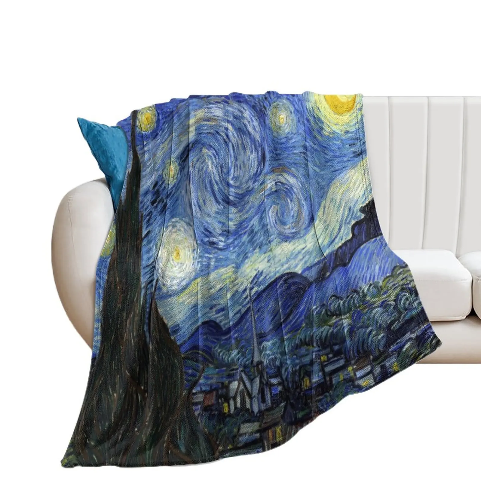 

Starry Night, Van Gogh Throw Blanket For Baby Extra Large Throw Blankets