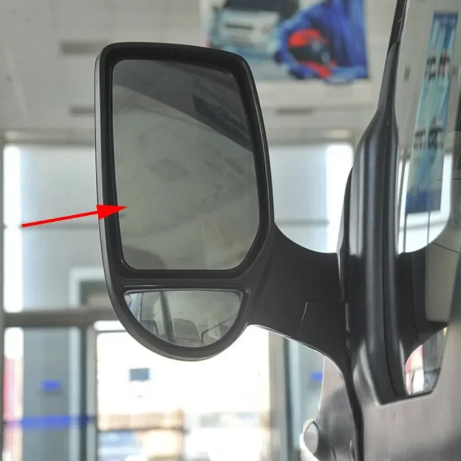 فورد الجيل الجديد ترانزيت MK6 MK7 V348 مرآة الرؤية الخلفية الزجاج عكس عدسة مناسبة لتركيب مرآة الرؤية الخلفية