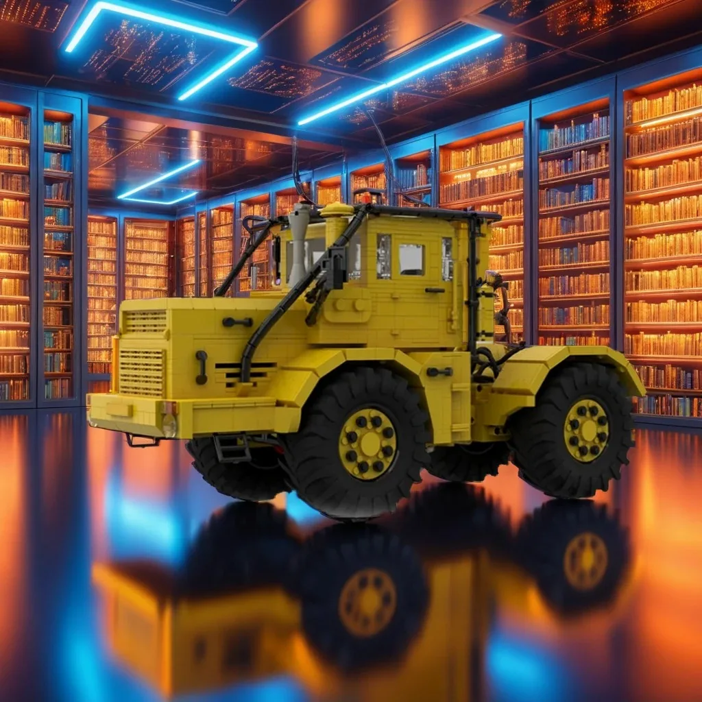 

2653 шт. Kirovetser K700 MOC классическая модель сельскохозяйственного трактора образовательные строительные блоки подарок