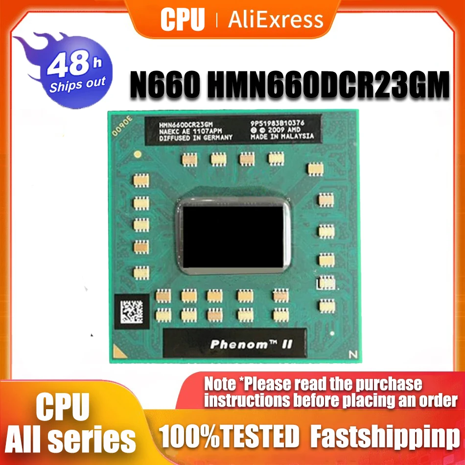 معالج latop core CPU HMN660DCR23GM N660 معالج 3.0 جيجا هرتز