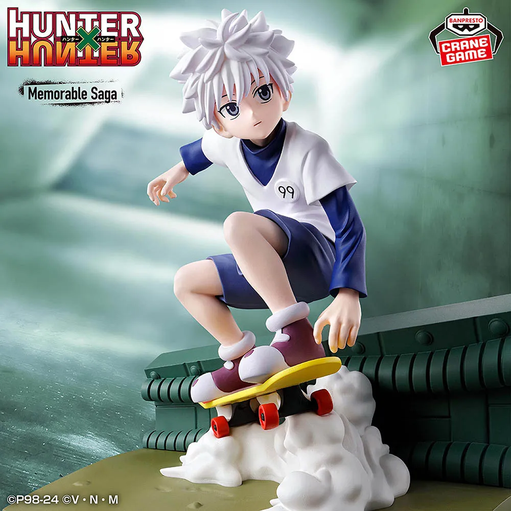 Banpresto Bandai-HUNTER HUNTER HUNTER Anime Figure Model, Special Killua, Genuine Boxed Toy, Memorable Saga, Brand New