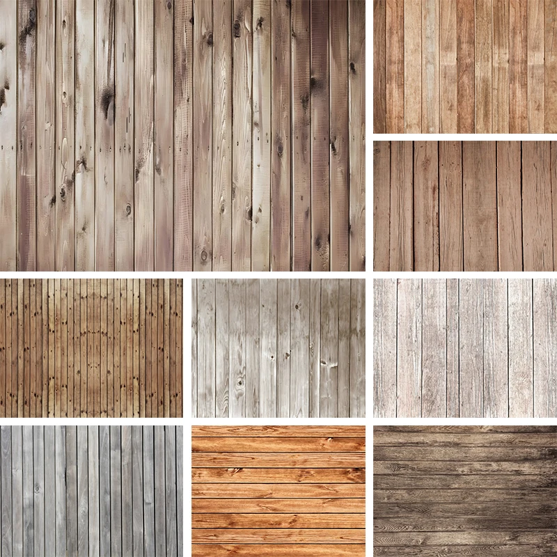 Wood  Photographic Backdrop Texture Plank Stripes Photofraphy Background Home Floor Wall Decoration Accessories Photo Studio