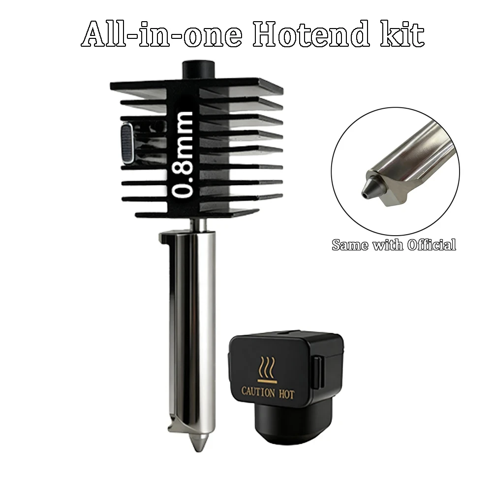 Voor Bambu Lab A1/A1mini Hotend Verbeterde verwarmingsunit Hoge temperatuurbestendigheid Voor Bambu Lab A1 Mini Bambulab Accessoires