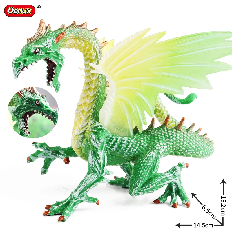 Oenux Mythischer Dinosaurier Drache Tiger Golem Löwe Schneemänner Rinder Modell Actionfiguren Künstlerische Dekoration Sammlung Kinderspielzeug