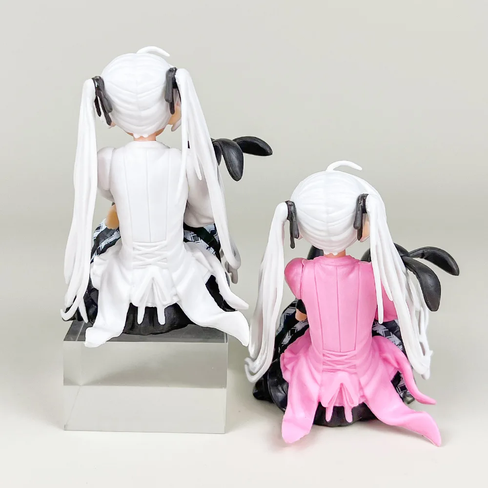 نموذج أنيمي لطيف فتاة شخصية العمل ، Kasugano Sora ، حيث نحن الأقل وحده ، يجلس معانقة الأرنب ، ديكور الغرفة ، هدية لعبة ، 9-