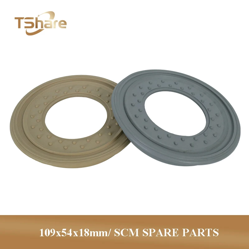 5PCS 0387540039H Upper Rubber Sealing Replacement Suction plates 109*54*18mm Pad for SCM Morbidelli Suction Cup