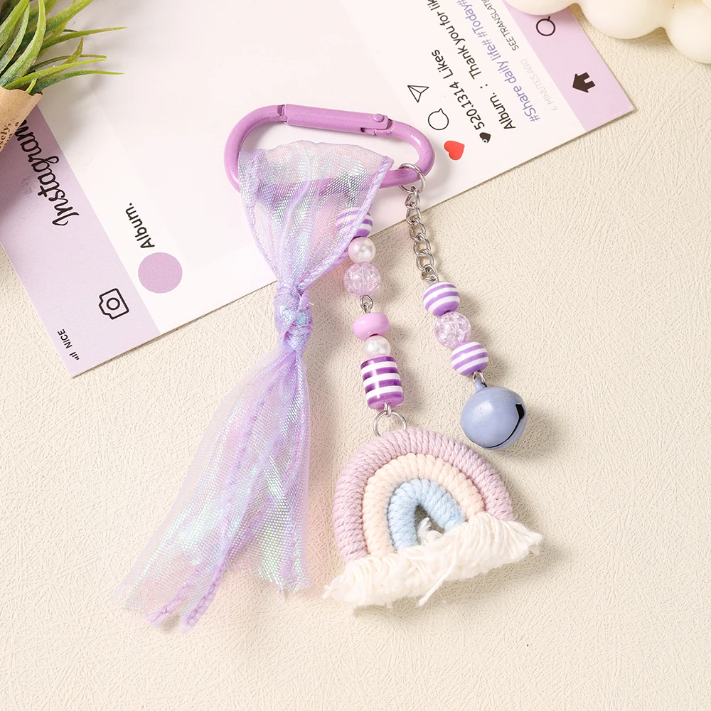 Aihua Fashion Strand-Muschel-Fisch-Seestern-Anhänger Schlüsselanhänger Hübsche Satin-Taschen-Charms Handtaschen-Rucksack-Hosen-Dekoration Geschenke – Detail 19