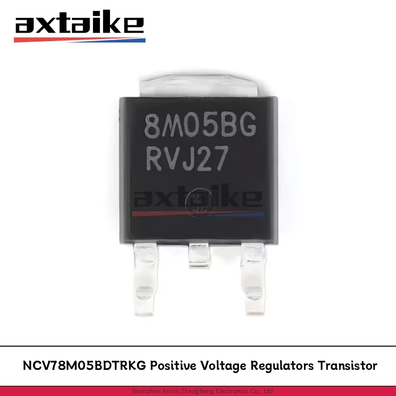 

10PCS NCV78M05BDTRKG 8M05BG TO-252 DPAK 5V 500mA NCV78M05 78M05 Input Voltage 35V SMD Positive Voltage Regulators Transistor IC