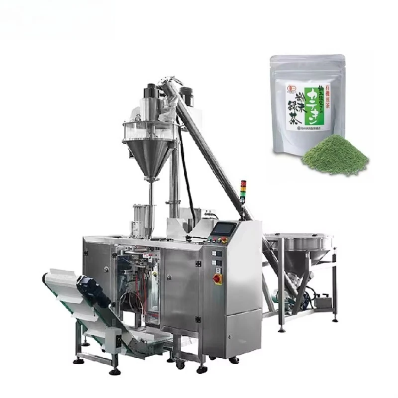 High Speed Auger Hopper Dry Powder Pouch Filling Packing Machine Auto Filling Fine Tea Stick Sachet Powder Packaging Machine