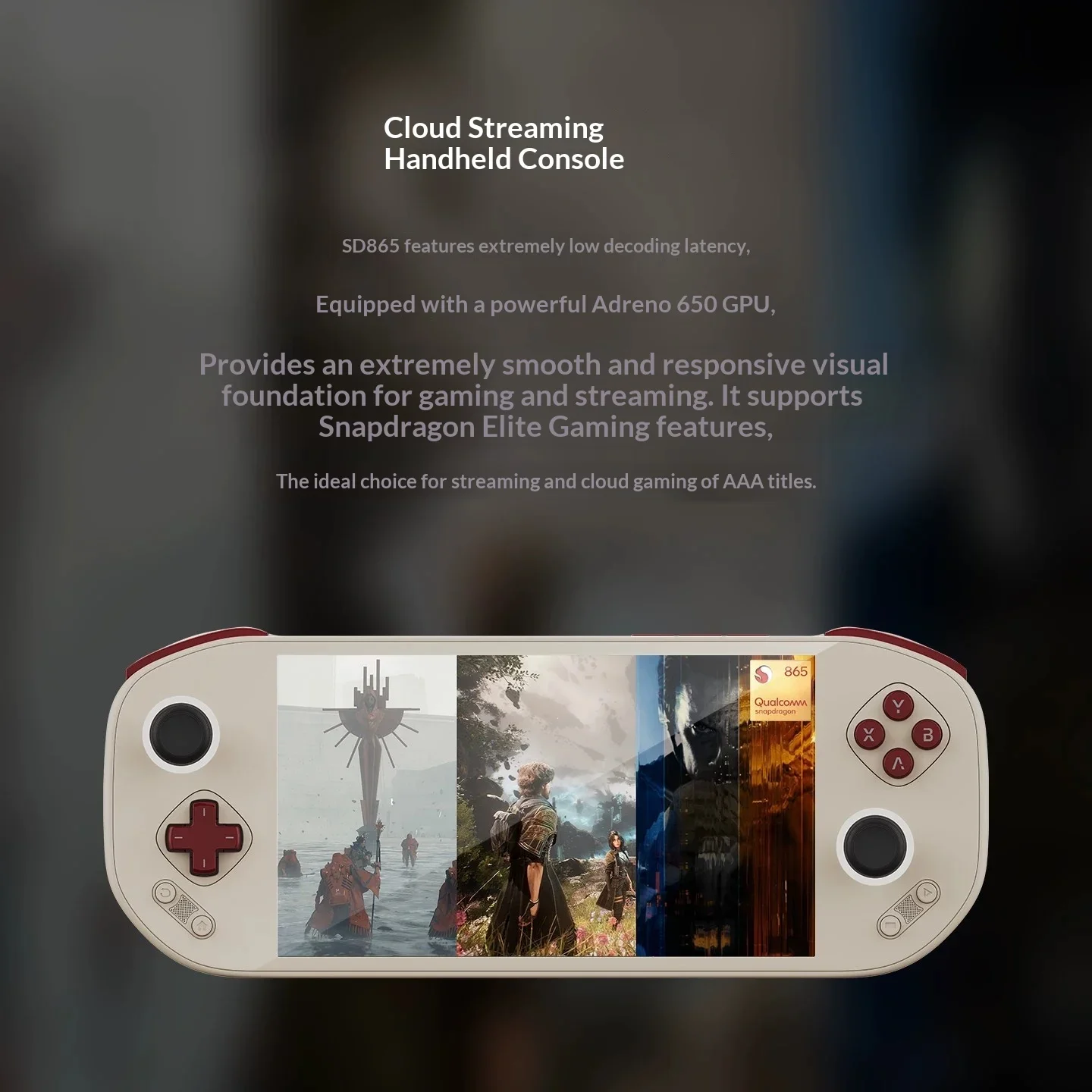 MANGMI POCKET MAX Handheld Game Console 7'' OLED 144Hz Screen Qualcomm SD865 Android 13 System 8000mAh Battery 27W Fast Charging