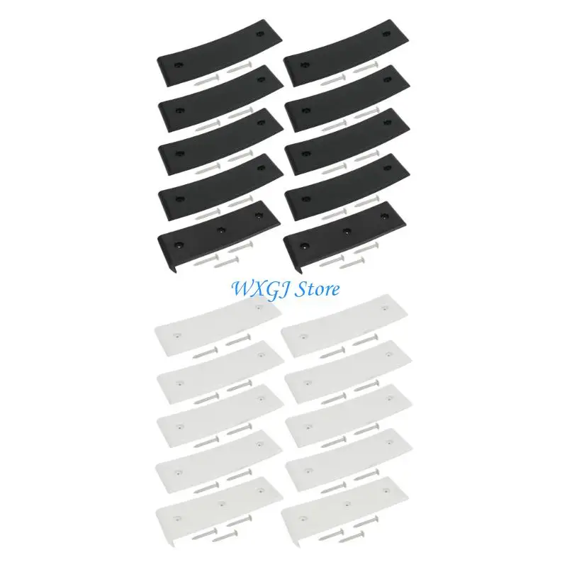 

37JE Marine Trailer Bunk Slide Pads With End Caps for Boat Trailers ABS Material Strong & Corrosion Resistant for 3X10 Inch
