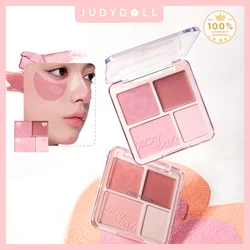Judydoll 2-in-1 Blush & Highlighter Palette-Blush Cream, Radiant Matte Highlighter, Versatile Palette, Gift for Friend, Date