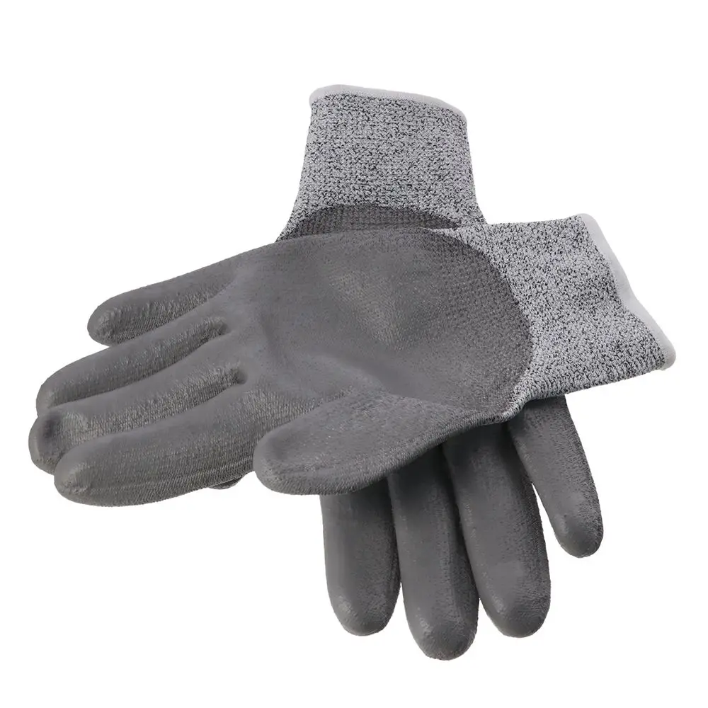 1Pair Fireplace Working Gloves Baking Heat insulation Grill Gloves Heat Counteractive Stitches Stove Glove Cleaning Gloves