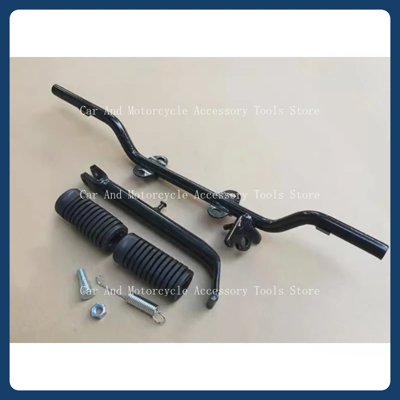 

Motorcycle Foot Pedals Horizontal Iron Assembly Is Put Aside Frame Side Leg Bracket Apply To CG125 CG150 ZJ125 CG125cc