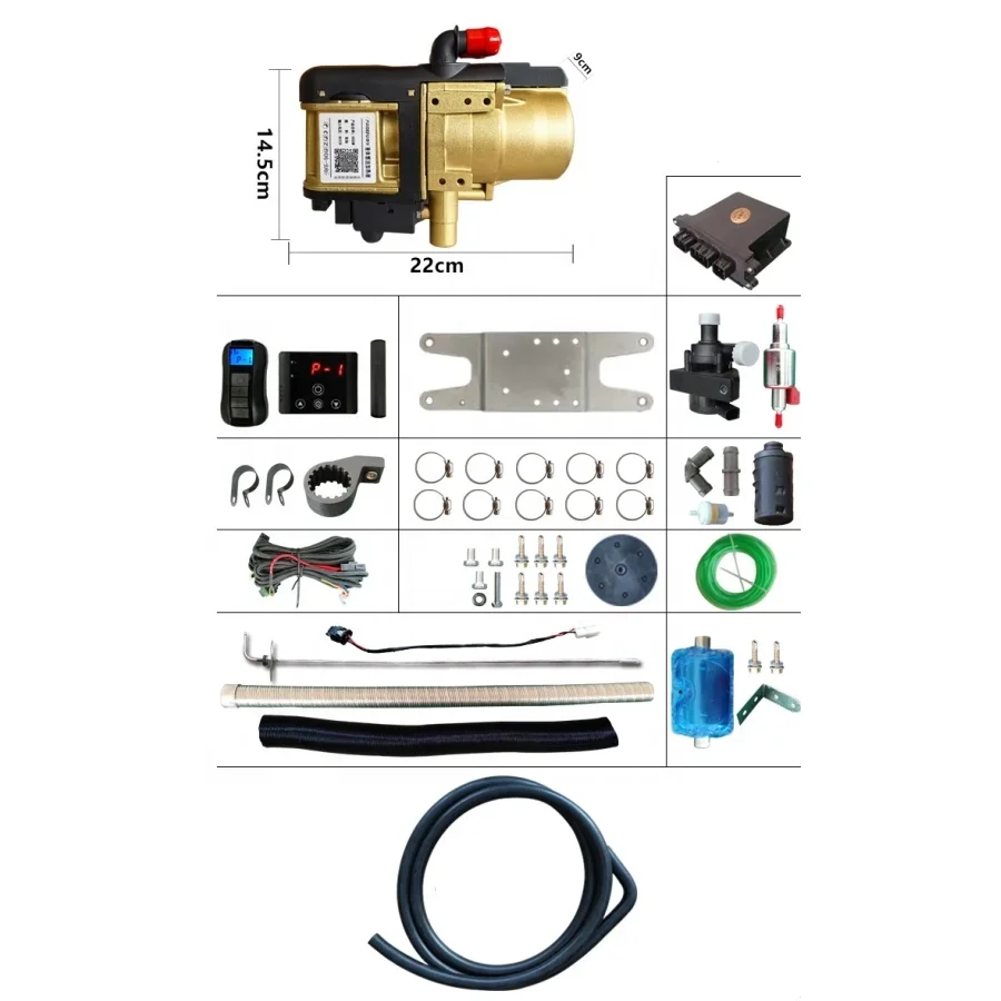 

5KW parking liquid heaters engine pre-heater air and water 12v coolant diesel water heater