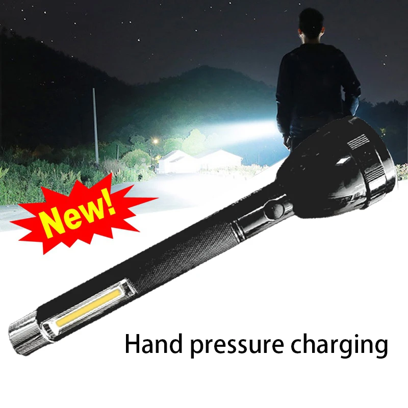 High Quality LED Flashlight Household Emergency 14500 Rechargeable Battery Outdoor Camping Self Defense Flashlights