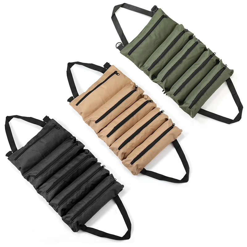 Multi-Purpose Tool Bag High Quality Professional Multi Pocket Hardware Tools Pouch Roll UP Portable Small Tools Organizer Bag