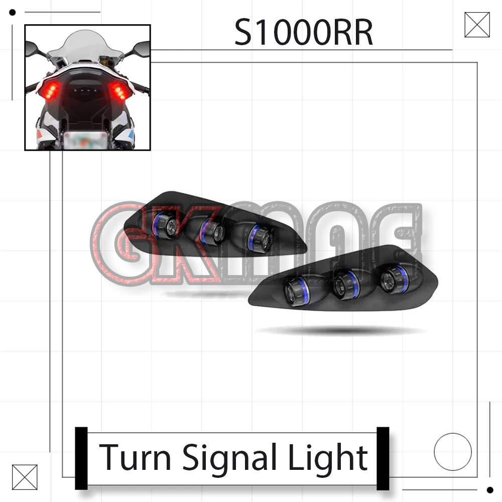 For S1000RR S 1000 RR Motorcycle Modified Turn Signal Light Rear Tail Light Spoiler Light Mount Bracket Accessories