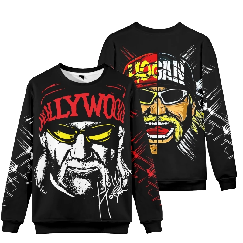 Hulk Hogan Merch 2025 Sweatshirts Cosplay Women Men Fashion Streetwear Hip-hop Sports Pullover Sweatshirt