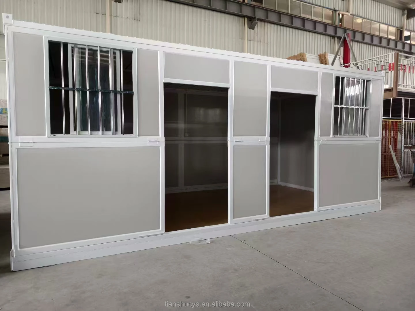 Popular Shiyicheng 20ft Folding Container House Quick Setup Strong Wind-Proof Fire-Proof Water-Proof Breathable Steel Structure