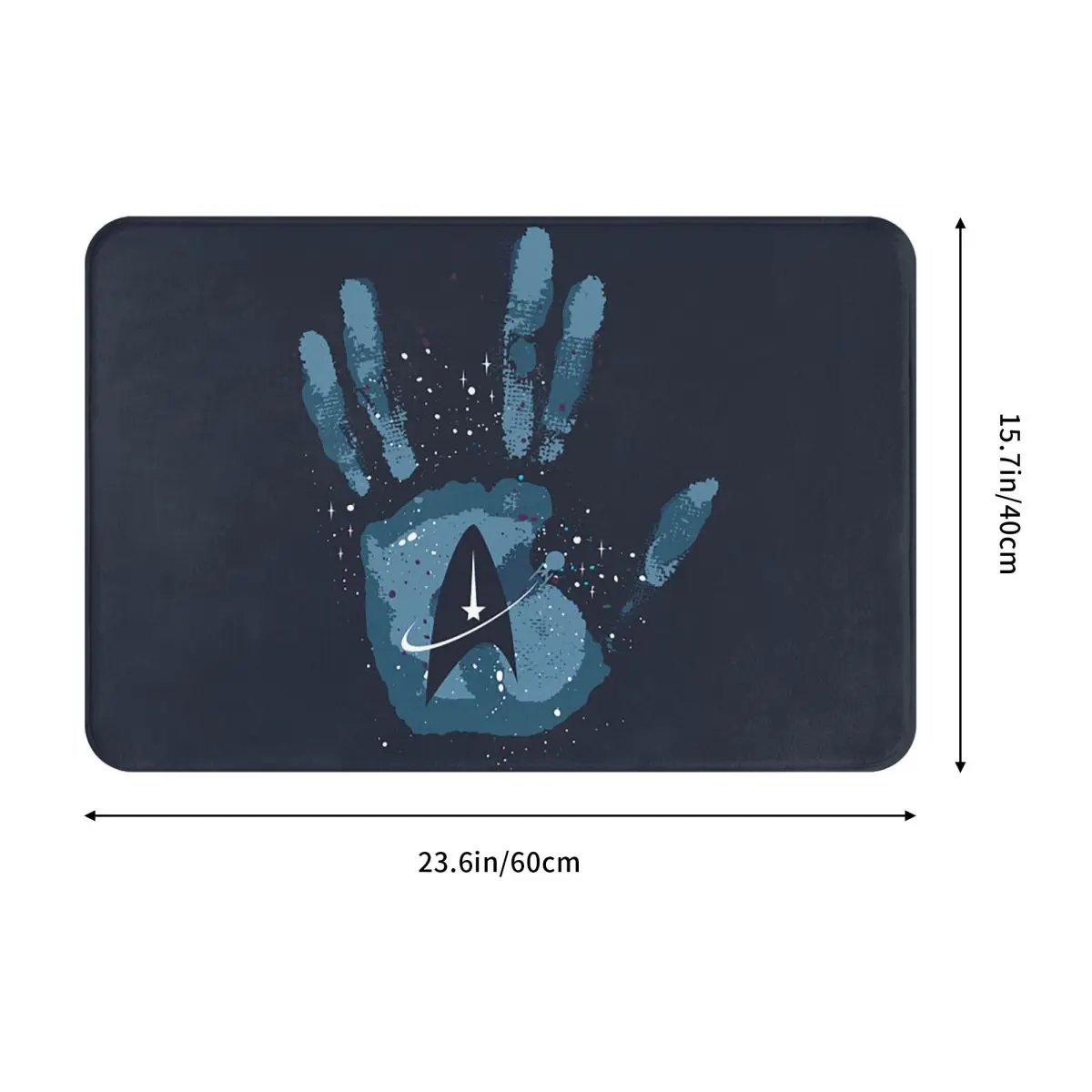 Star Treks Science Fiction TV Series Doormat Durable Carpet Rug Kitchen Entrance Home Floor Mat for Balcony Footpad Mats