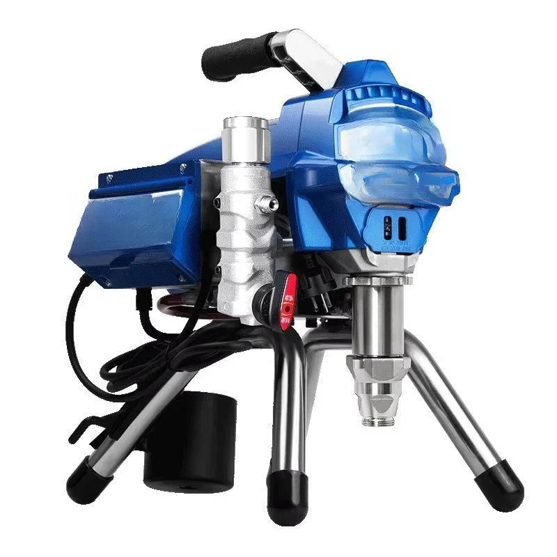 220V professional electric airless spray gun with brushless motor, high efficiency, suitable for interior and exterior