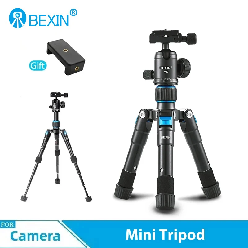 

BEXIN Mini Tripod With 360° Ball Head Flexible Mount Outdoor Portable Travel Tripod Camera Holder For Dslr Camera Mobile Phone