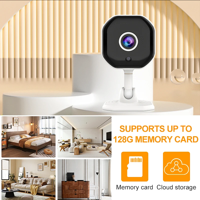 كاميرا واي فاي لاسلكية داخلية 1080P HD كاميرا مراقبة لاسلكية خارجية لأمن المنزل للرؤية الليلية كاميرا IP كاميرا CCTV