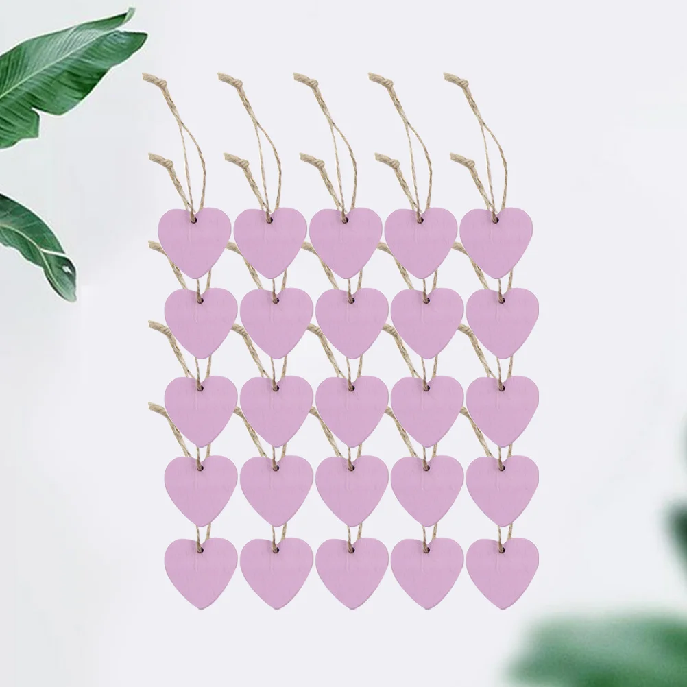 

20 шт. деревянных подвесок в форме сердца, 4 см, для романтического декора дома, подвески для самостоятельного изготовления, для украшения комнаты и магазина