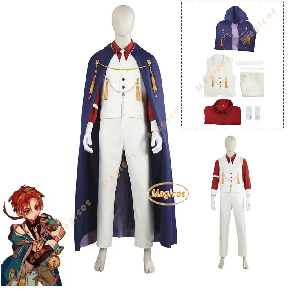 Аниме Ханако-кун Aoi Akane Косплей Костюм Военный плащ Жилет Униформа Мужчина Женщина Хэллоуин Карнавальный костюм для вечеринки