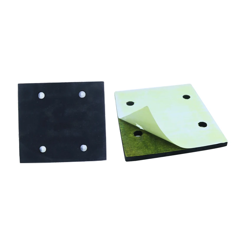 2 шт. квадратный/прямоугольный плоский шлифовальный коврик для Makita 4510/9035/9045, шлифовальный станок, губка, резиновая наждачная бумага, резиновый коврик