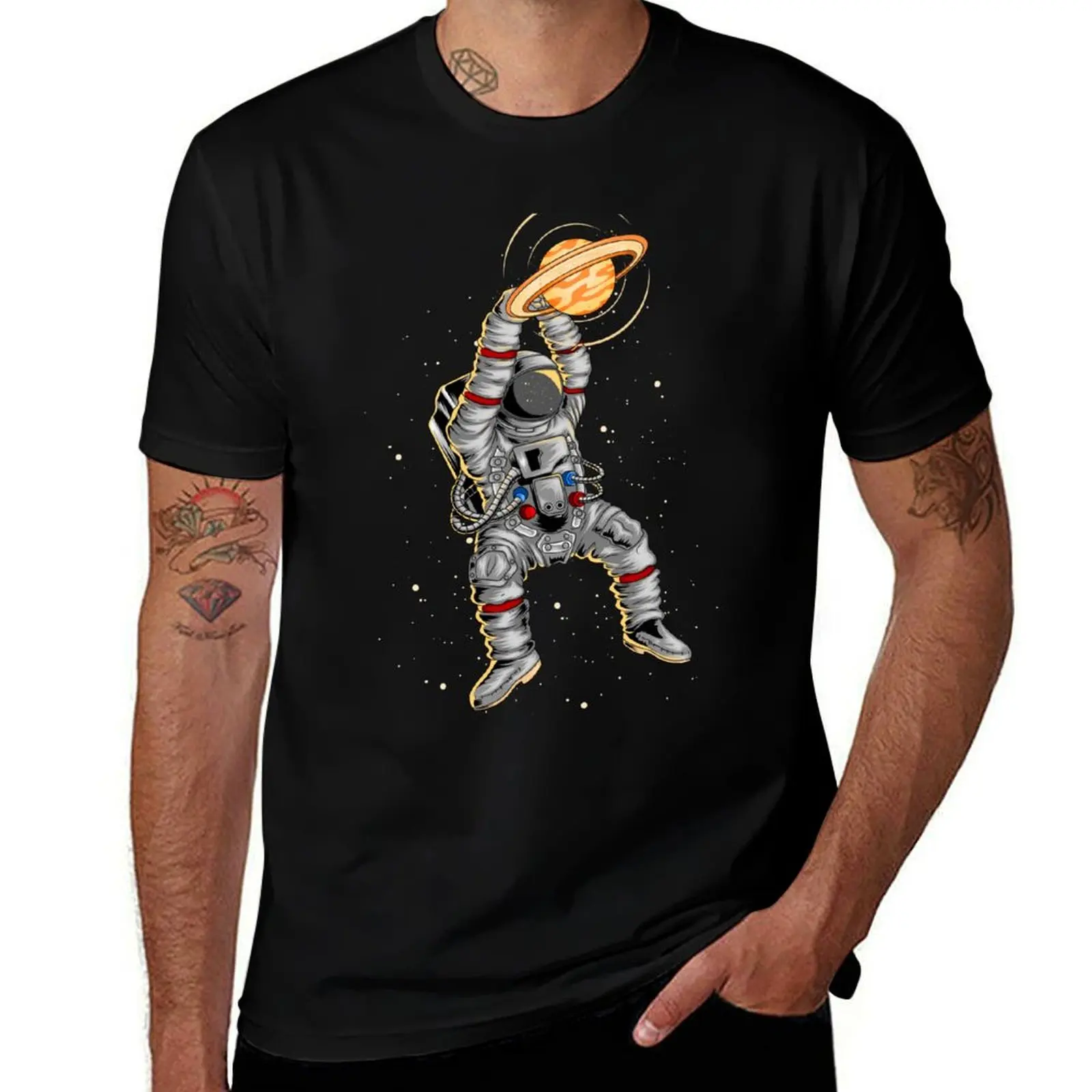

Футболка Space Dunk, дизайнерские рубашки, хлопковые мужские футболки, футболка с аниме, мужские футболки с рисунком