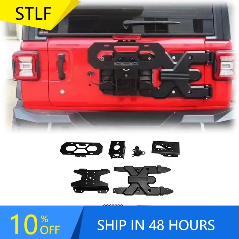 

Zuimi High-end Gobison Wholesale Price TF Reinforced Hinge Car Spare Tire Rack For Wrangler JL 2018+ Spare Tire Rack