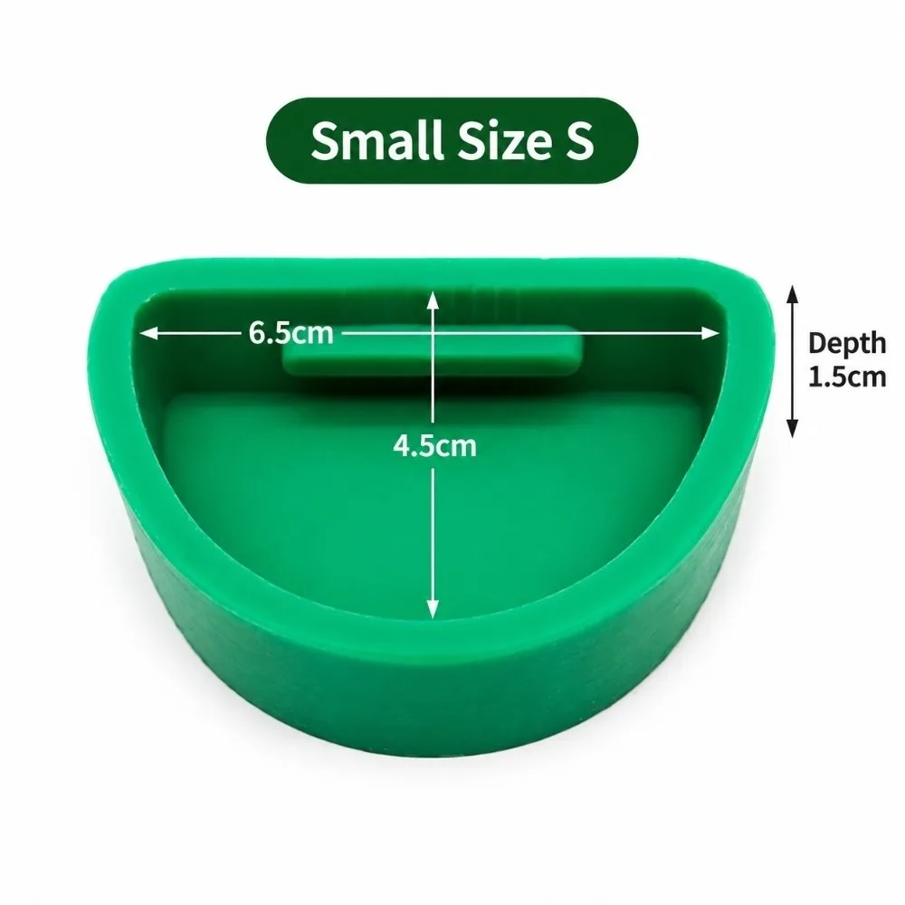Easy Slotted Type Dental Plaster Molds Green Easy Disassemble Dental Model Base Flexible Silicone Dental Molds For Dentists