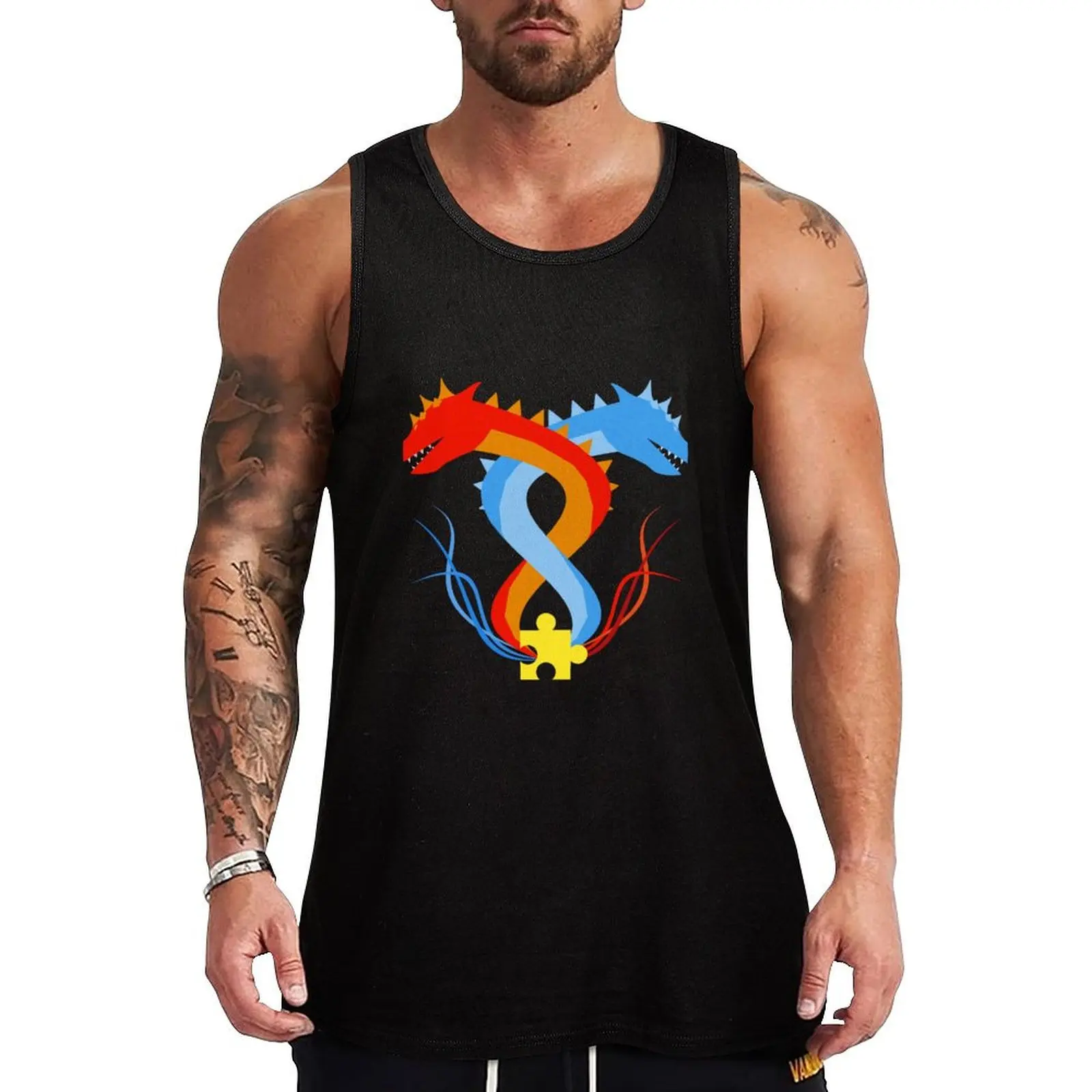

The Brothers Chilly & Chilli Tank Top summer clothes quick-drying t-shirt Men's sleeveless t-shirt