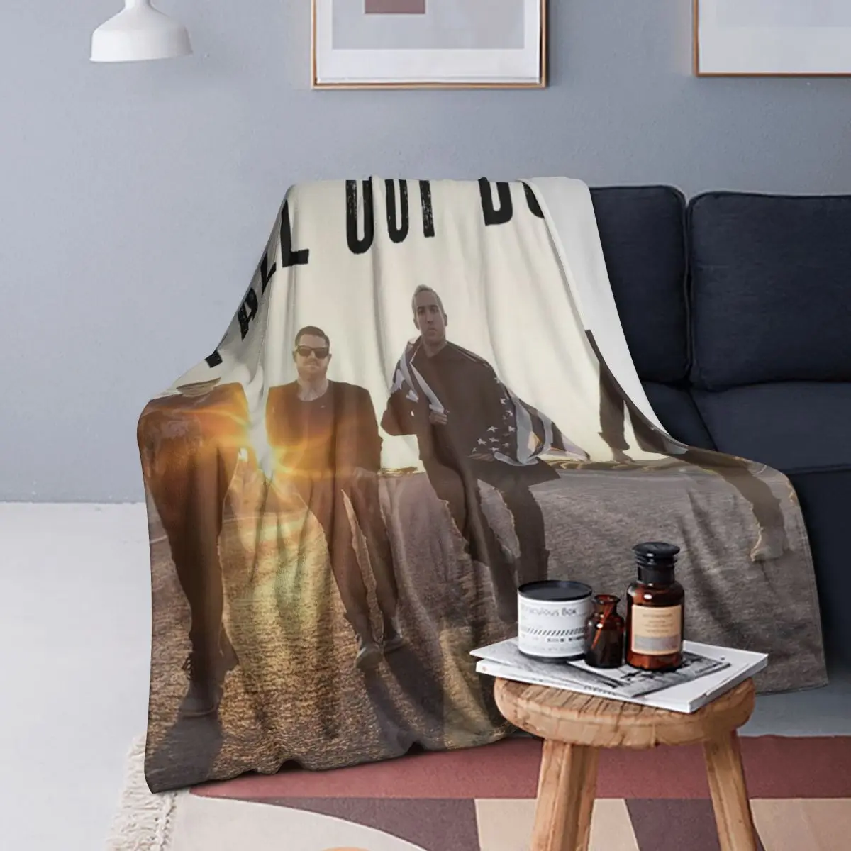 

Fall Out Boy Blankets Soft Warm Flannel Throw Blanket Bedding for Bed Living room Picnic Travel Home Couch