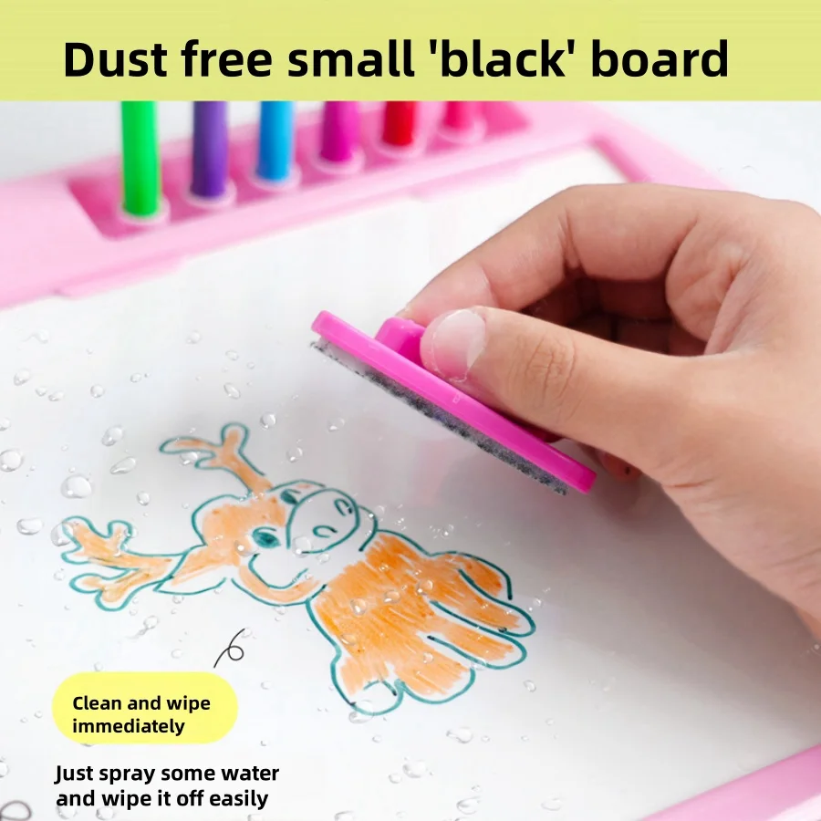 1Pc Kidsren's Projectie Eenhoorn Tekentafel Verlichting Vroeg Onderwijs Tekentafel Tafel Schilderen Graffiti Schilderen Peuter Speelgoed