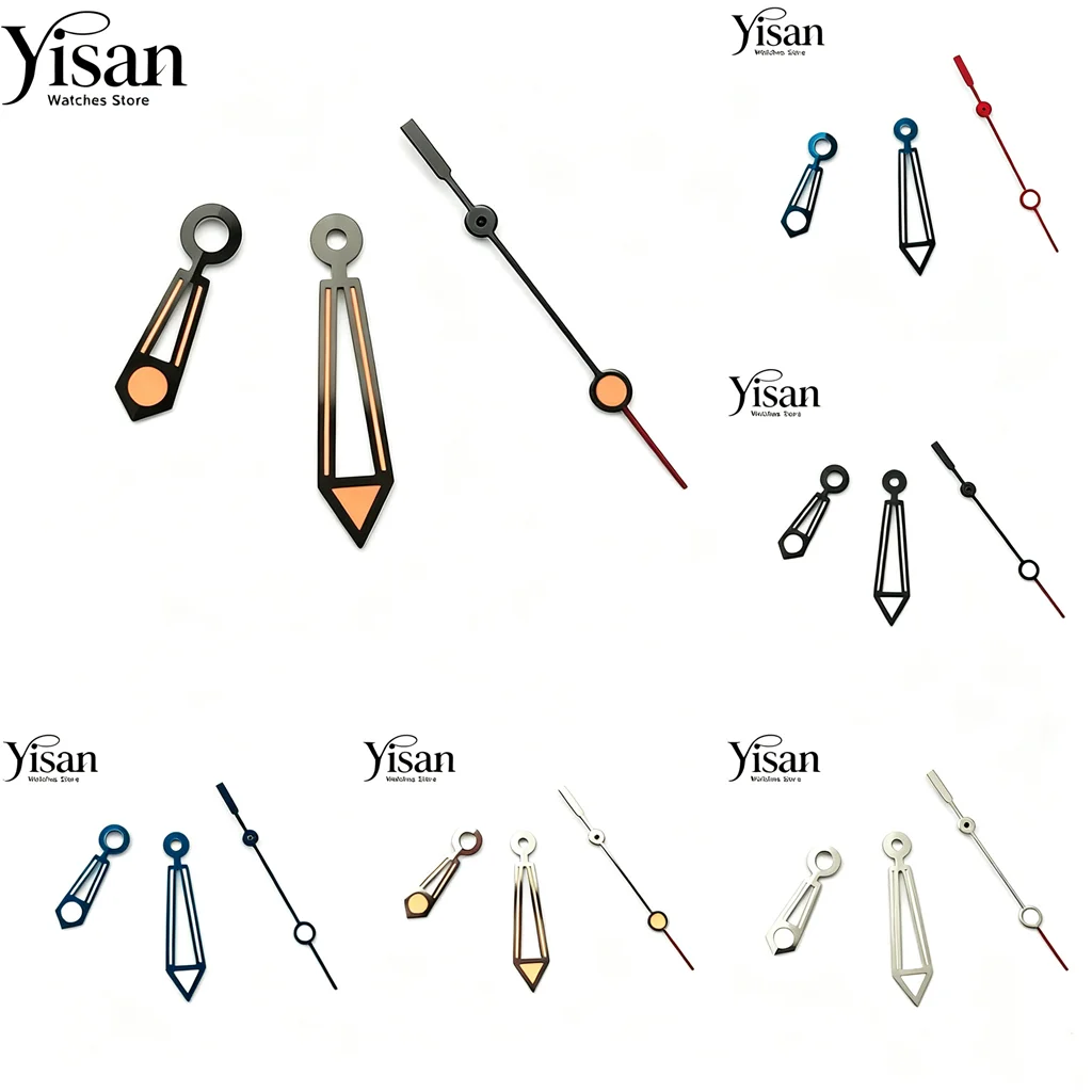 Watch Mod Repair Accessories Multi‑Color Hollow Arrow Watch Hands Fit NH35 NH36 Miyota 8215 821A ETA2824 2836 DG2813 3804 PT5000
