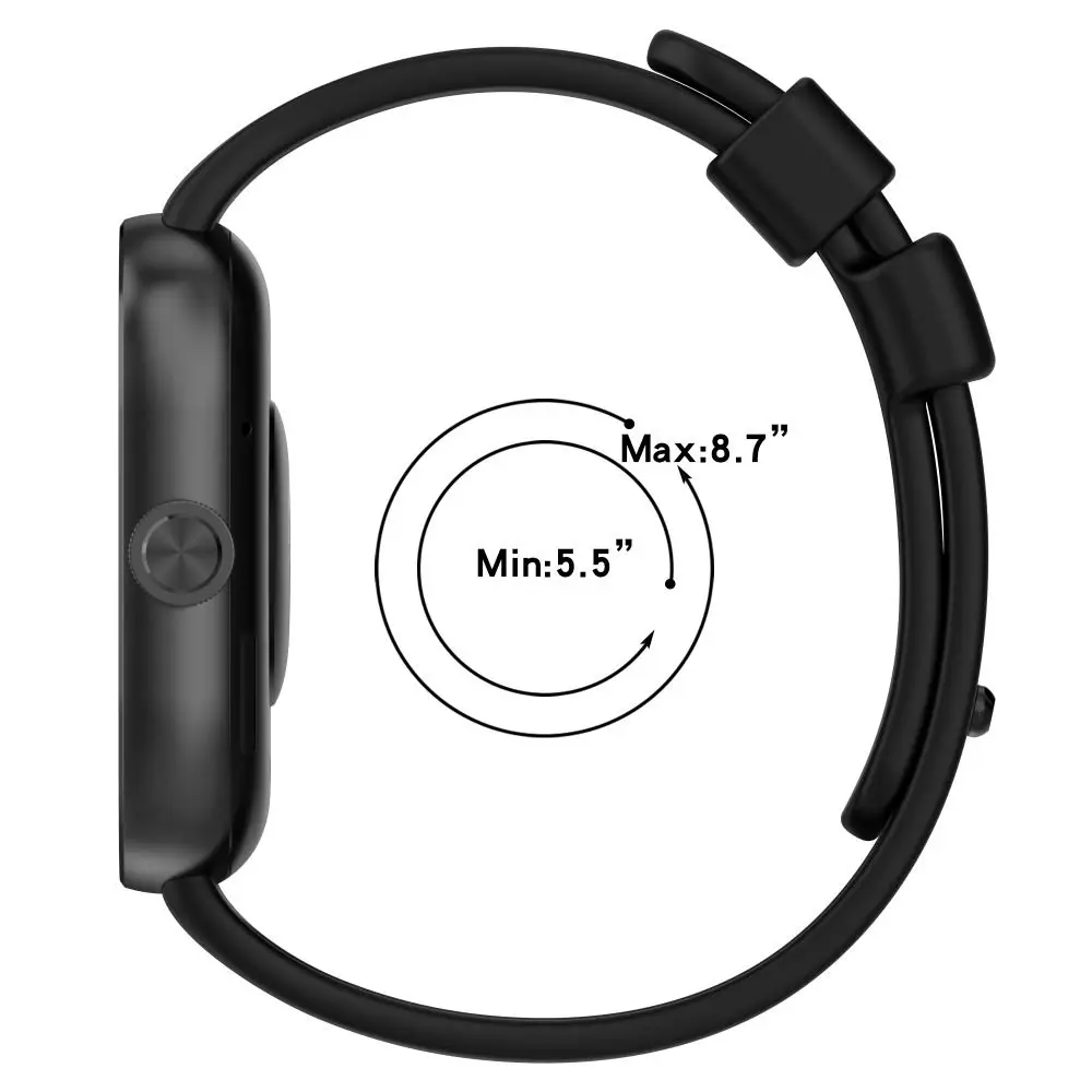 Tali silikon untuk jam tangan pintar Xiaomi Redmi 4, tali silikon pengganti gelang olahraga untuk jam tangan Redmi 4 gelang jam correa