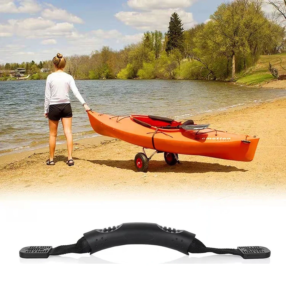 1PC manico per Kayak manico per Kayak in PVC Punch Boat Paddle Paddle Boat fettuccia pressofusa manico fisso Kayak traino accessori per l\'acqua