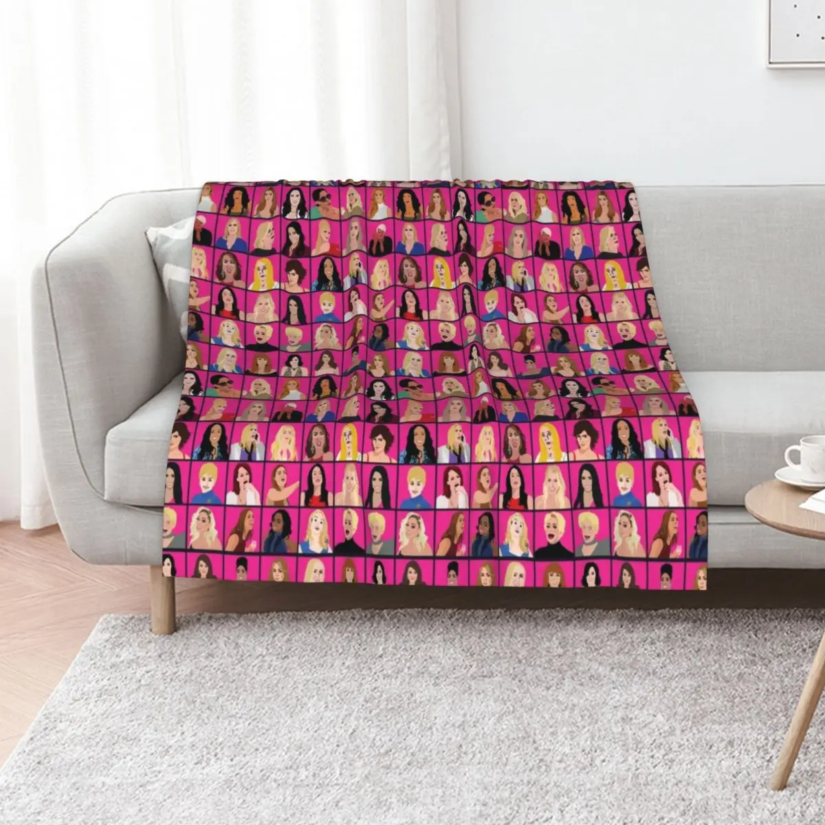 Real Housewives All Stars Throw Blanket Moving For Decorative Sofa Custom Giant Sofa halloween Winter beds Blankets